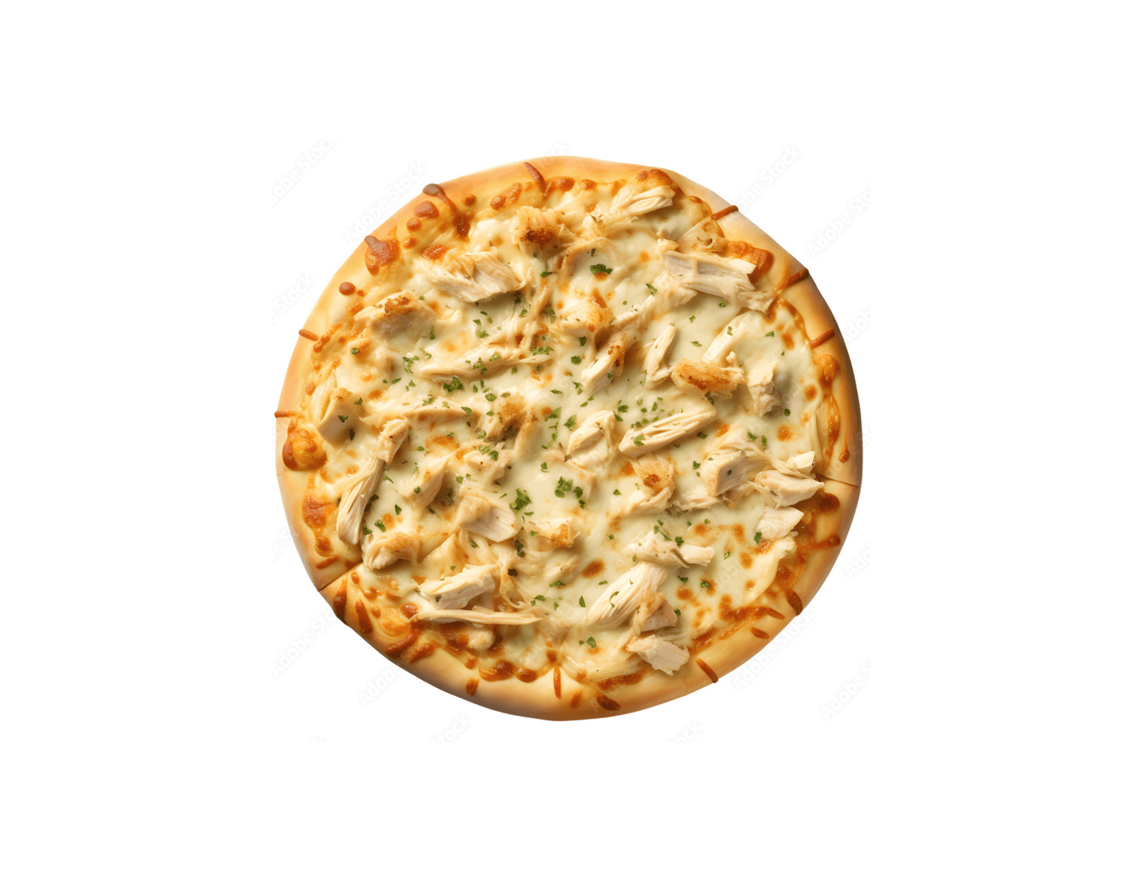 Pizza Chicken Alfredo